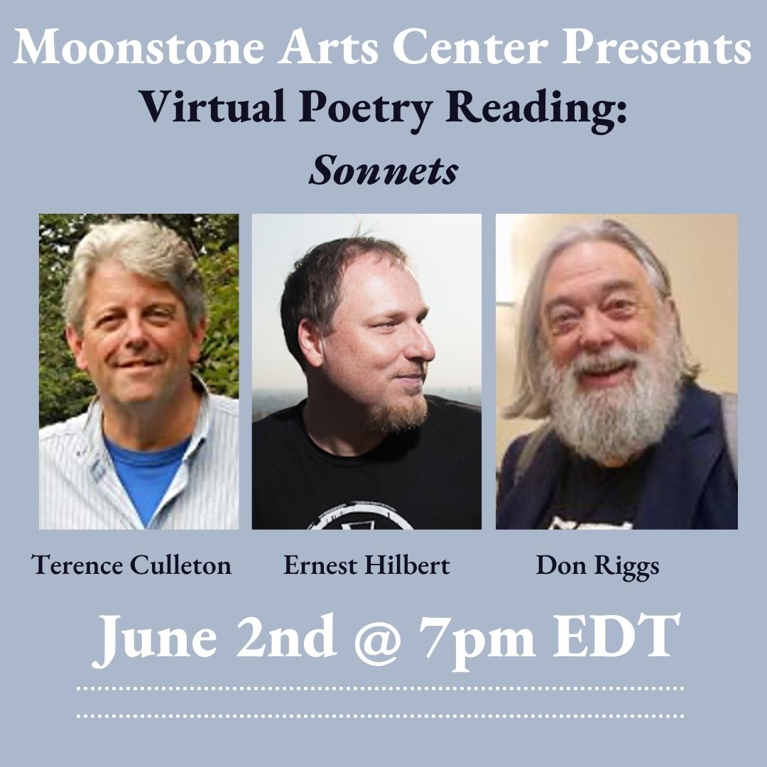 Virtual Poetry Reading: Terence Culleton, Ernest Hilbert, and Don Riggs with Larry Robin