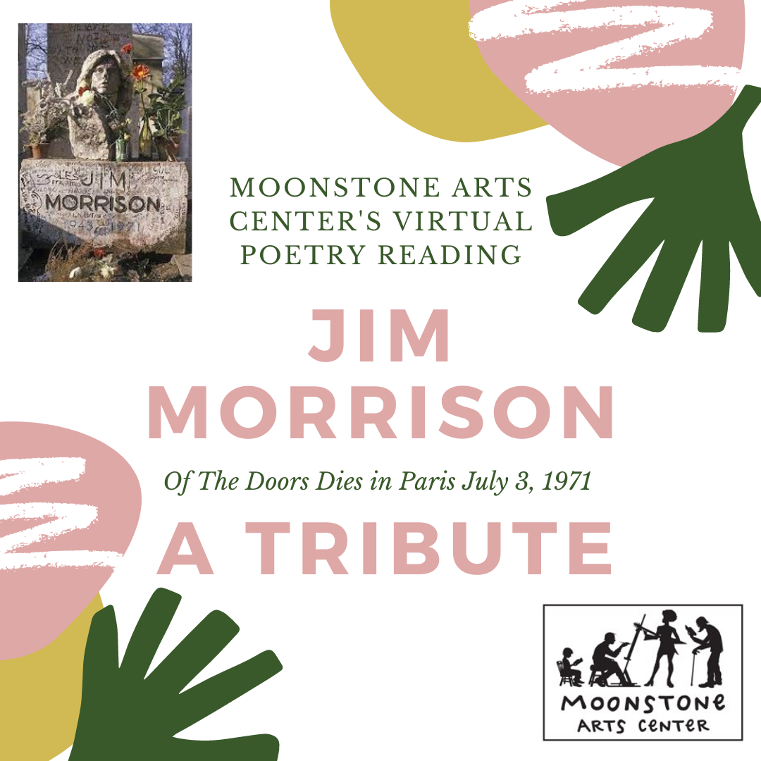 Virtual Poetry Reading: Jim Morrison, a Tribute with Leonard Gontarek, Daniel Nester, Catie Rosemurgy, and Host Jennifer Hook