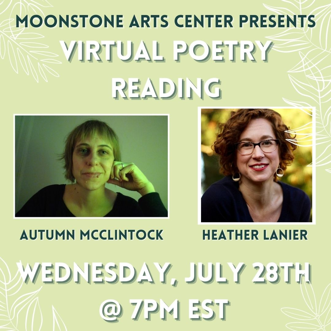 Virtual Poetry Reading: Heather Lanier and Autumn McClintock with Hosts Alina MacNeal and Jennifer Hook