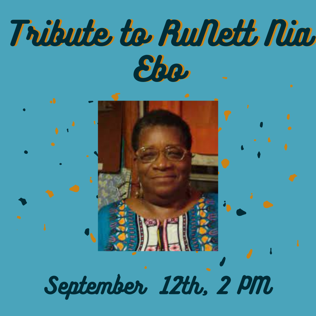 Virtual Poetry Reading: Tribute to RuNett Nia Ebo